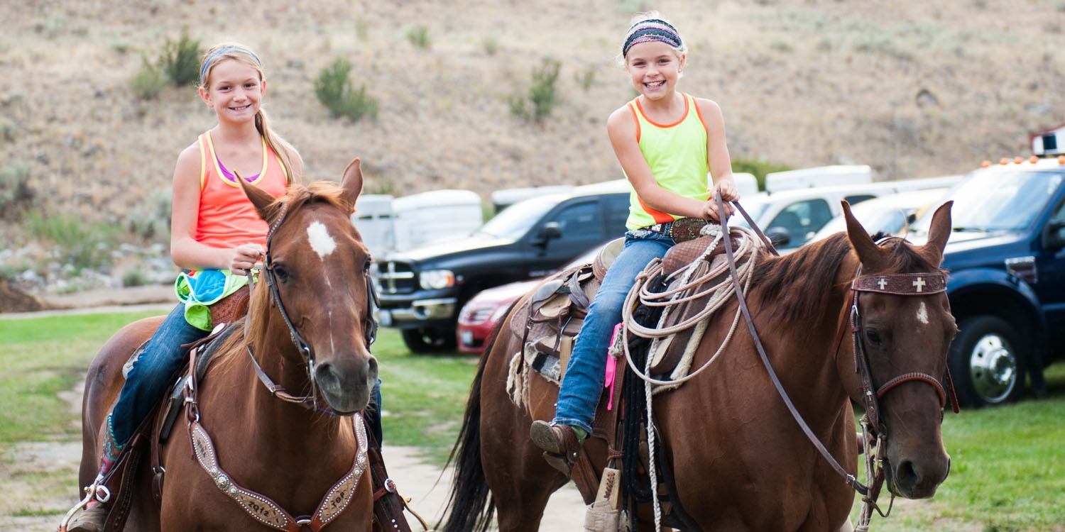 Youth horse back riding