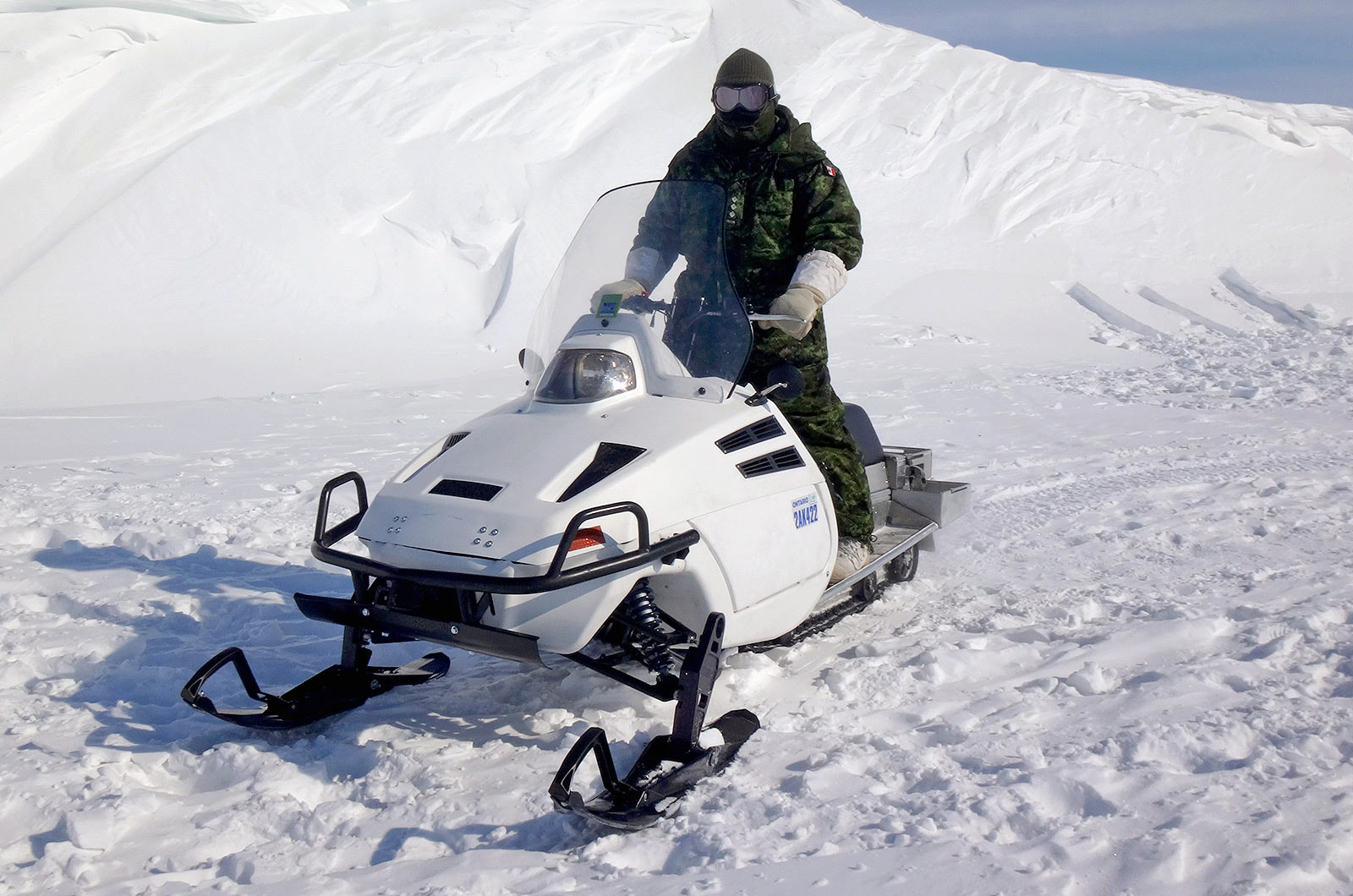 snowmobile at location